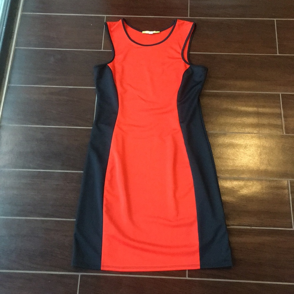 GianniBini BlackOrange Bodycon Dress